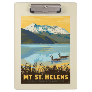 Mt St. Helens Washington Clipboard