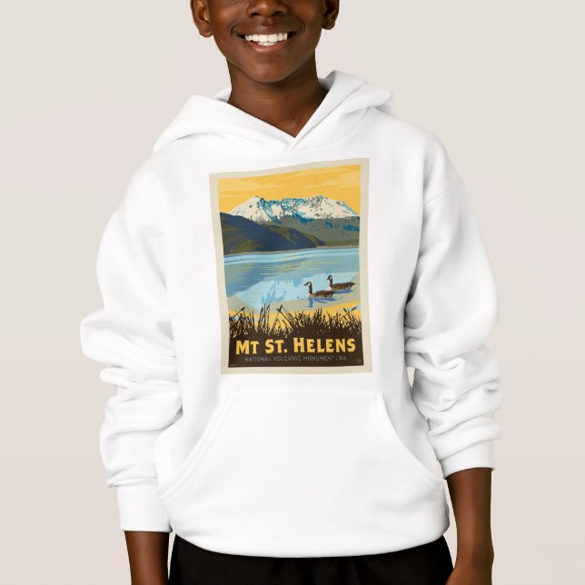 Mt St. Helens | Washington Hoodie (Front)