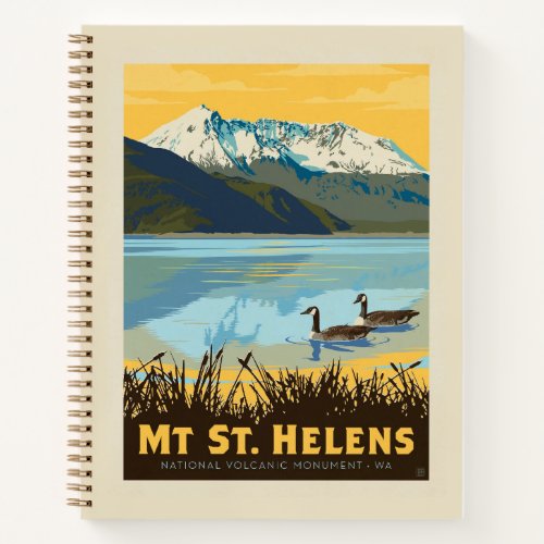 Mt St Helens  Washington Notebook