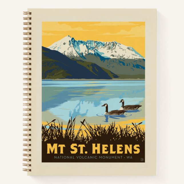 Mt St. Helens | Washington Notebook (Front)