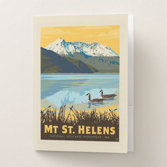 Mt St. Helens | Washington Pocket Folder (Front)