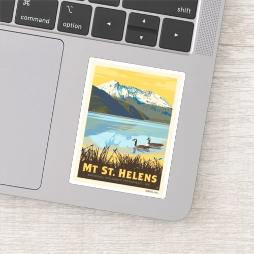 Mt St Helens  Washington Sticker