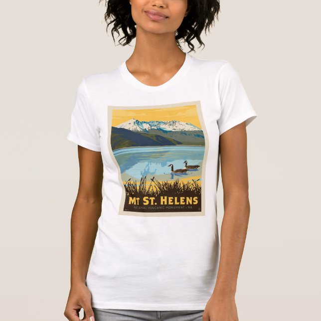 Mt St. Helens | Washington T-Shirt (Front)