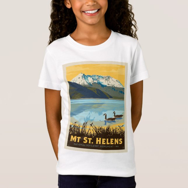 Mt St. Helens | Washington T-Shirt (Front)
