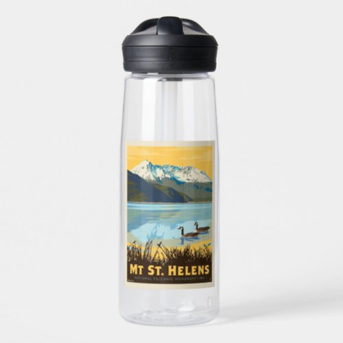 Mt St Helens  Washington Water Bottle