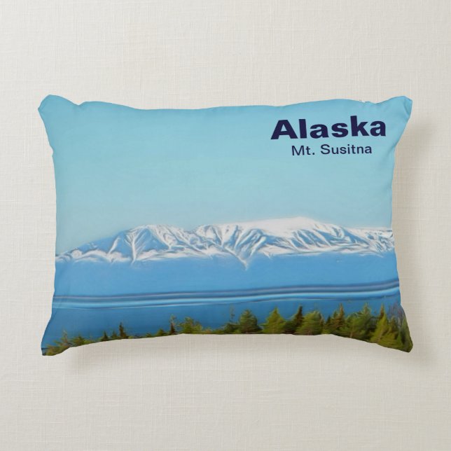 Mt. Susitna Accent Pillow (Front)