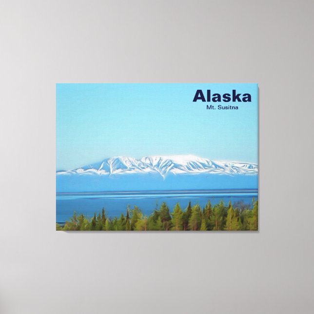 Mt. Susitna (Alaska) Canvas Print (Front)