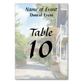 Mt. Tabor NJ – Street on a Hill Table Number