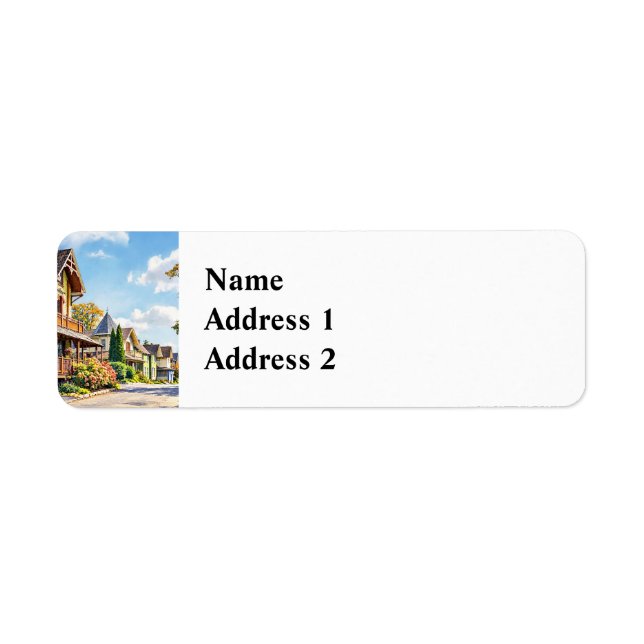 Mt. Tabor NJ – Trinity Place Label (Front)