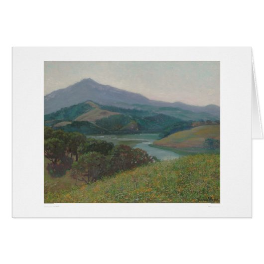 Mt. Tamalpais from Corte Madera Creek (1153) Cards (Front Horizontal)
