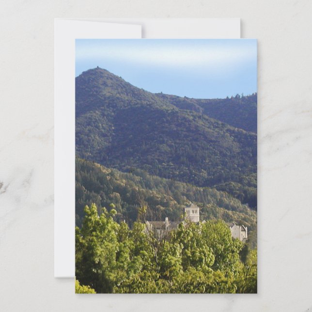 Mt Tamalpais Invitation Customizable  (Front)