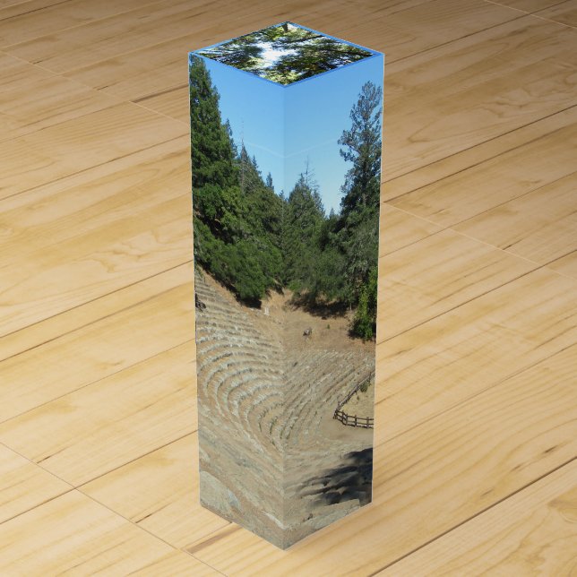 Mt Tamlalpais Mountain Theater Wine Box (Front)
