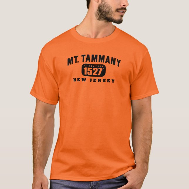 Mt. Tammany - Blaze Orange T-Shirt (Front)