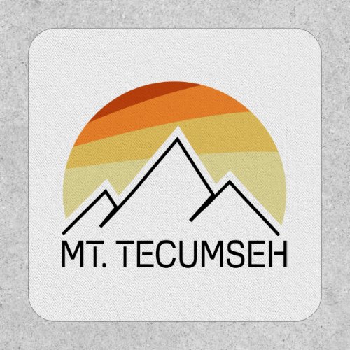 Mt Tecumseh New Hampshire Retro Patch