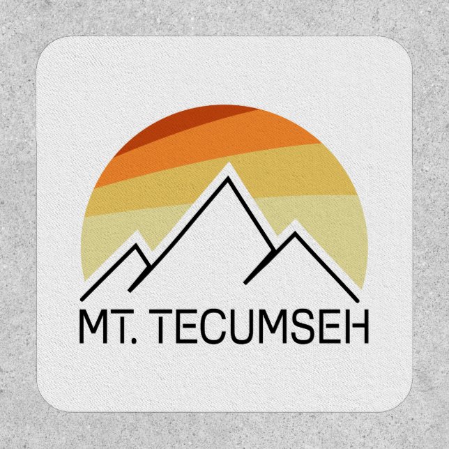 Mt. Tecumseh New Hampshire Retro Patch (Front)