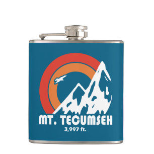 Mt. Tecumseh New Hampshire Sun Eagle Flask