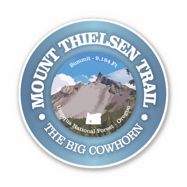 Mt Thielsen Trail Sticker (Front)