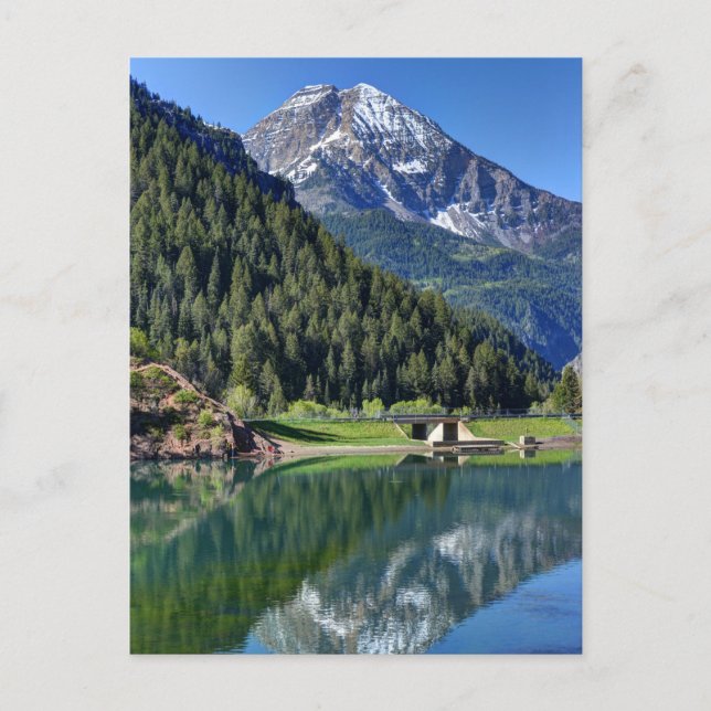 Mt. Timpanogos - Tibble Fork Reservoir - Utah Postcard (Front)