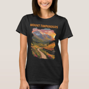 Mt Timpanogos Utah Mountain Retro Travel T-Shirt