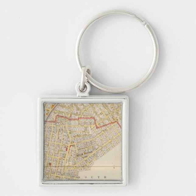 Mt Vernon Atlas Map Keychain (Front)