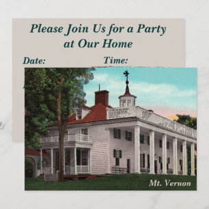 Mt. Vernon Party Invitation
