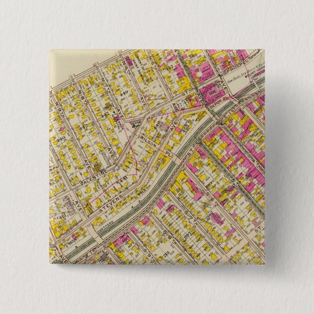 Mt Vernon wards 2-5, New York Pinback Button (Front)