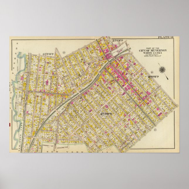Mt Vernon wards 2-5, New York Poster (Front)