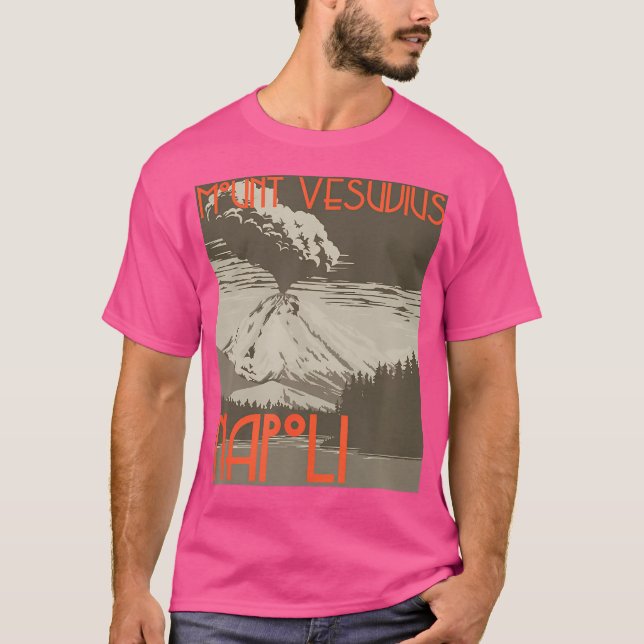 Mt Vesuvius Souvenir T Shirt (Front)