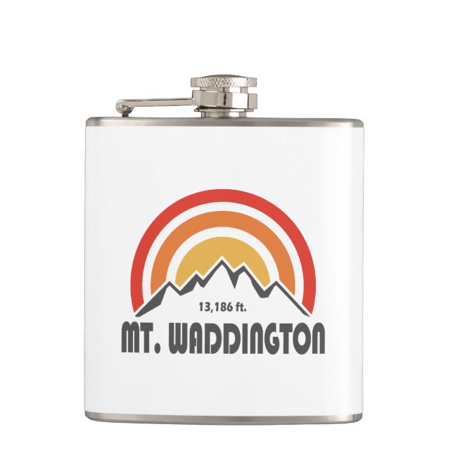 Mt. Waddington British Columbia Flask (Front)
