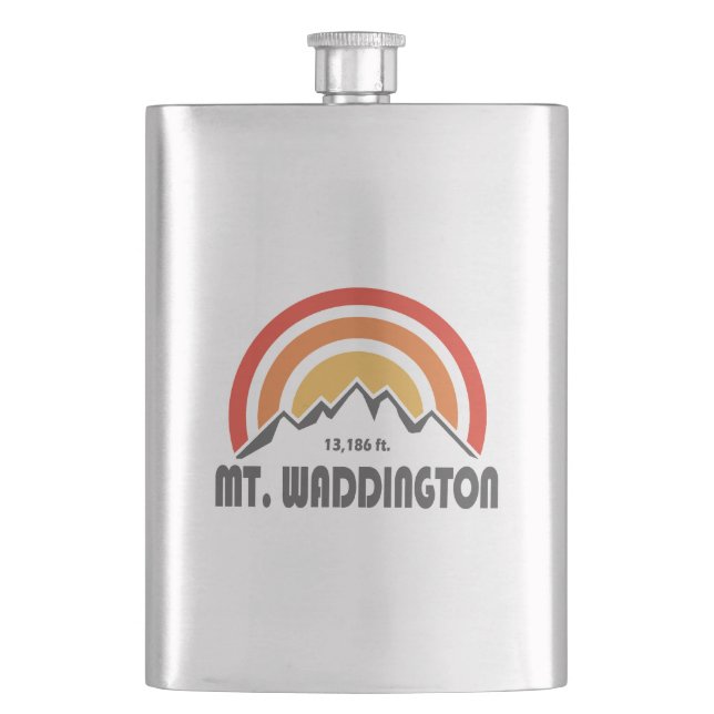 Mt. Waddington British Columbia Flask (Front)