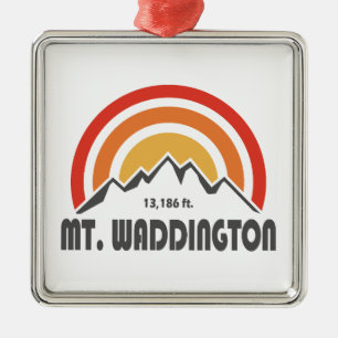 Mt. Waddington British Columbia Metal Ornament
