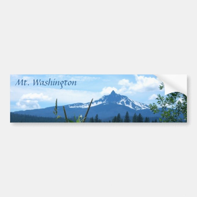 Mt. Washington Bumper Sticker (Front)