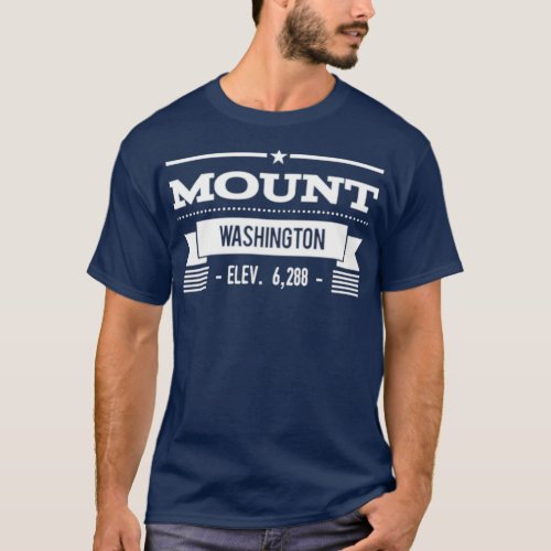 Mt Washington Elevation 6288 T_Shirt