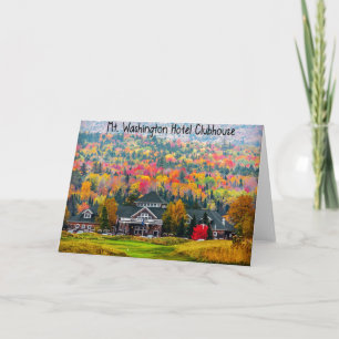 Mt. Washington Hotel Clubhouse Greeting Card