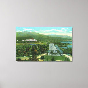Mt Washington Hotel, Stickney Chapel View Canvas Print