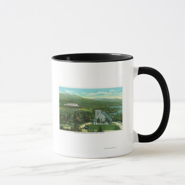 Mt Washington Hotel, Stickney Chapel View Mug (Right)