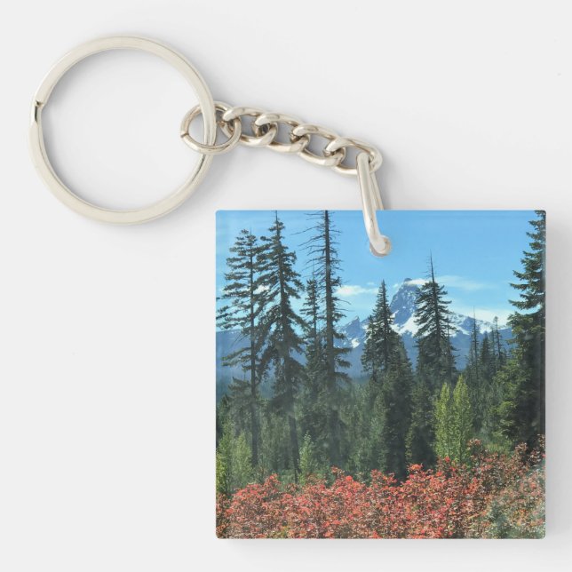 Mt. Washington in Autumn, Oregon Keychain (Front)