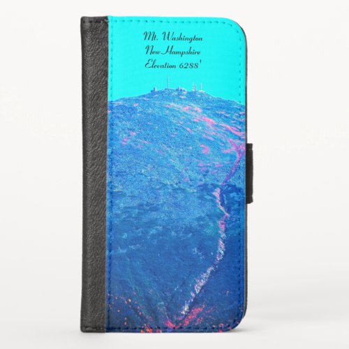 Mt Washington iPhone X Wallet Case