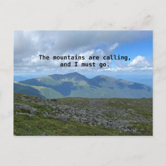 Mt Washington John Muir Postcard