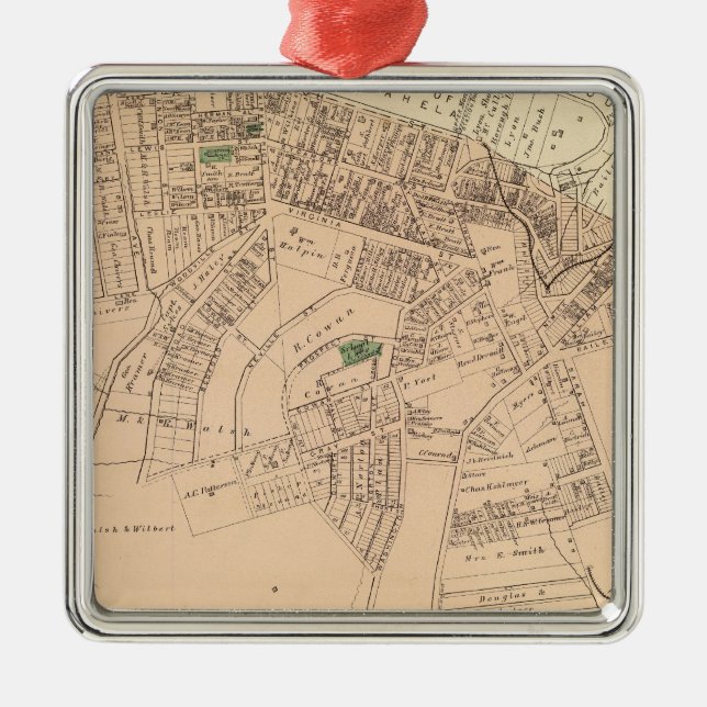 Mt Washington Metal Ornament (Front)