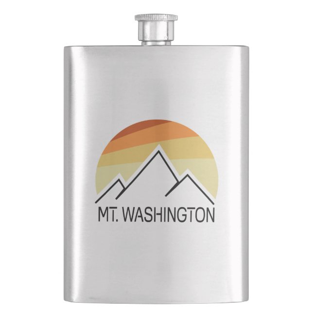 Mt. Washington Retro Flask (Front)