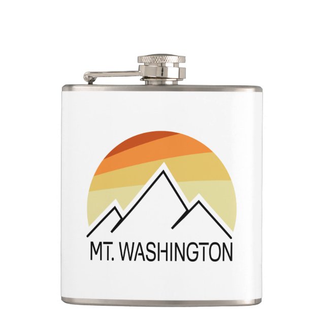 Mt. Washington Retro Flask (Front)