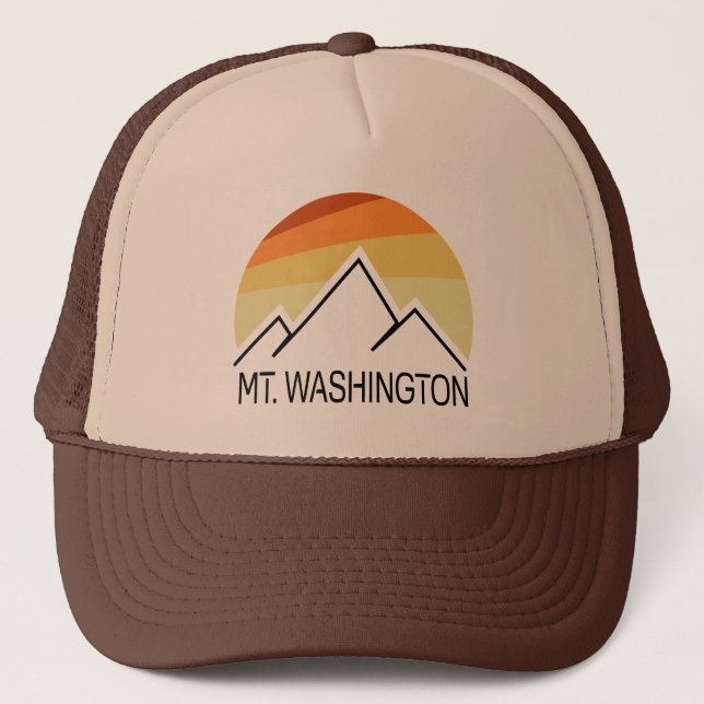 Mt. Washington Retro Trucker Hat (Front)