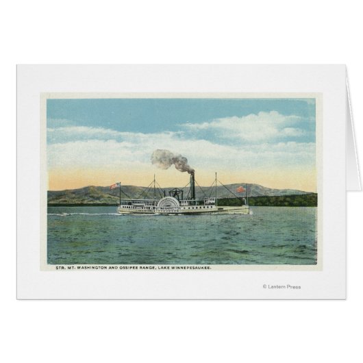 Mt. Washington Steamer, Ossipee Range View Cards (Front Horizontal)
