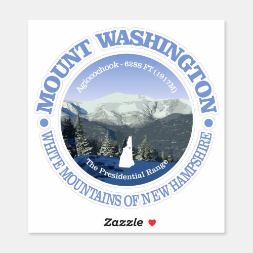 Mt Washington Sticker