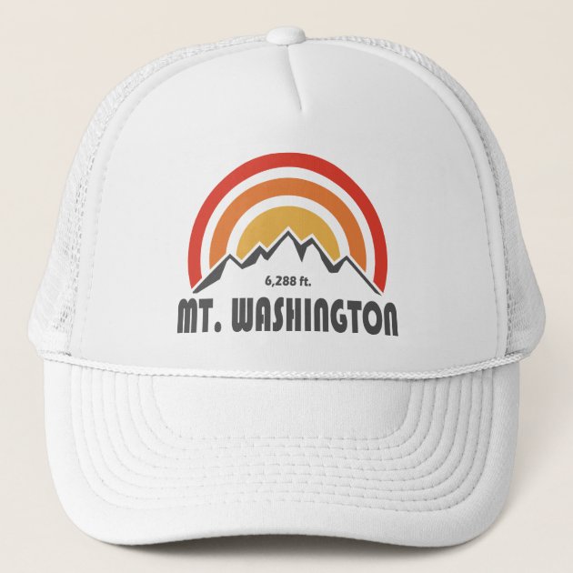 Mt. Washington Trucker Hat | Zazzle.com