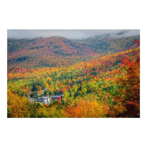 Mt Washington Valley in Autumn Photo Print