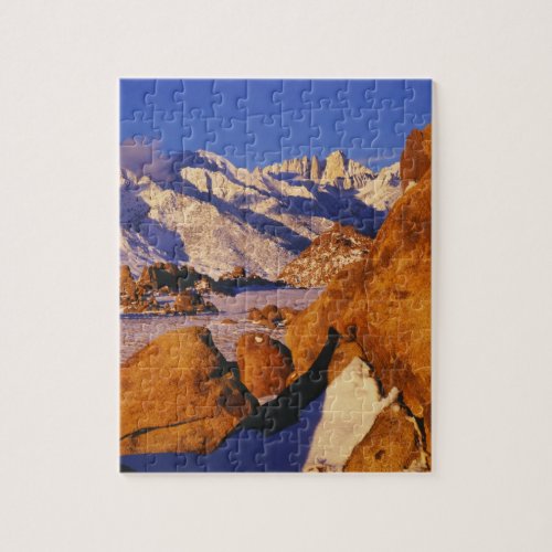 Mt Whitney and Lone Pine peak Jigsaw Puzzle