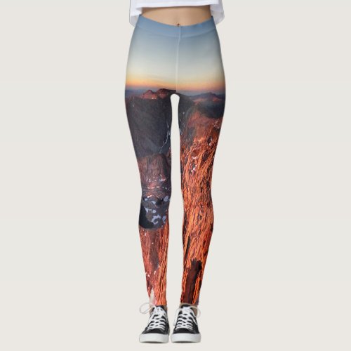 Mt Whitney and Pinnacles Sunrise _ John Muir Trail Leggings