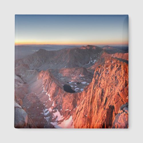 Mt Whitney and Pinnacles Sunrise _ John Muir Trail Magnet